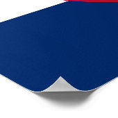 Poster met vlag van Colorado, VS (Hoek)