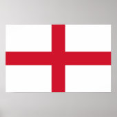Poster met vlag van Engeland (Voorkant)