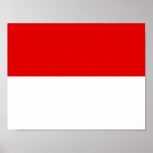 Poster met vlag van Hesse