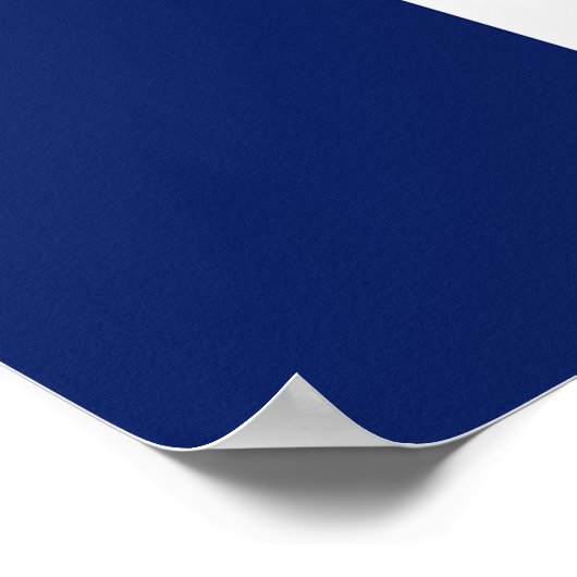 Poster met vlag van Iowa, VS (Hoek)