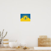 Poster met vlag van Mesa, Arizona (Keuken)