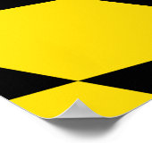 Poster met vlag van München, Duitsland (Hoek)