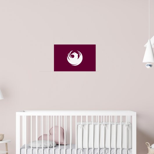 Poster met vlag van Phoenix, Arizona (Kinderkamer 2)