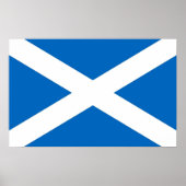 Poster met vlag van Schotland (Voorkant)