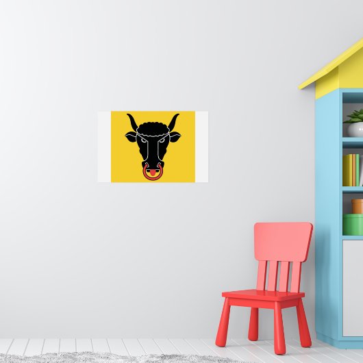 Poster met vlag van Uri, Zwitserland (Kinderkamer 1)