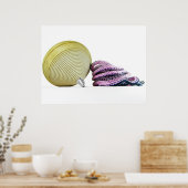 Poster met vleugelspinnen (Keuken)