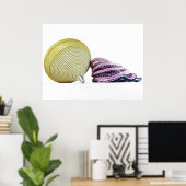 Poster met vleugelspinnen (Thuiskantoor)