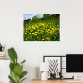 Poster met vogelvoet Trefoil (Thuiskantoor)