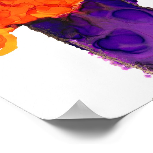 Poster met vrije hoogte breken (Hoek)