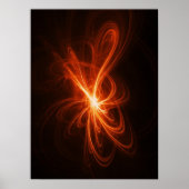 poster met vuurchaos (Voorkant)