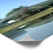 Poster met vuursteentje (F4-fantoom) (Hoek)