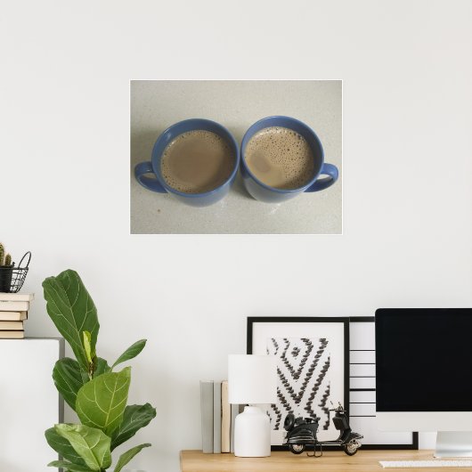 Poster met warme chocolade (Thuiskantoor)