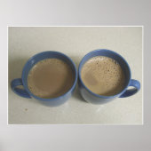 Poster met warme chocolade (Voorkant)