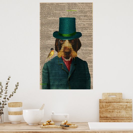  Poster met wielrennen (Keuken)