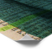 Poster met wielrennen (Hoek)