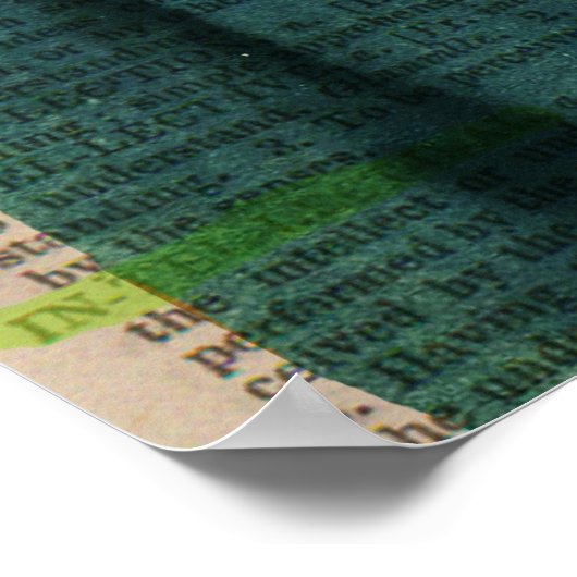 Poster met wielrennen (Hoek)