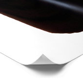 Poster met wijnflesje (blanco etiket) (Hoek)