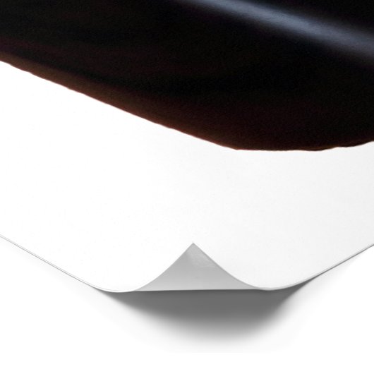 Poster met wijnflesje (blanco etiket) (Hoek)