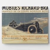 Poster met winnende Automobiles Richard-Brasier Fotoplaat (Voorkant)