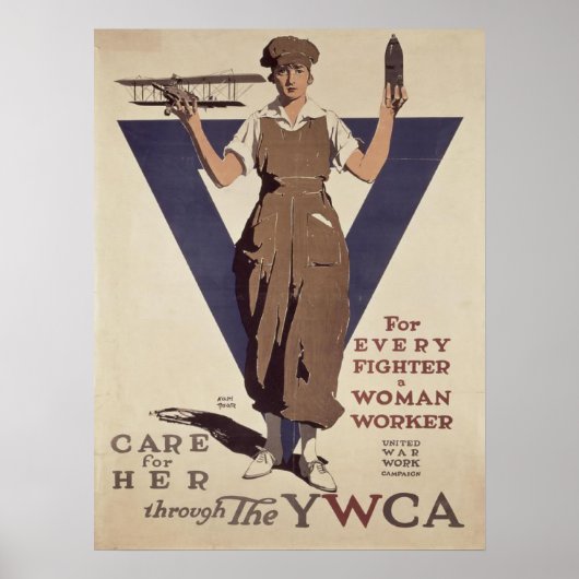 Poster met WWII Propaganda Poster Print (Voorkant)