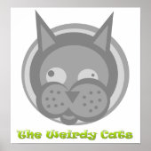 Poster met zachte katten (Voorkant)