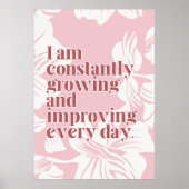 Poster met zelfliefde-affirmatie (Voorkant)