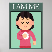 Poster met zelfliefde-affirmatie