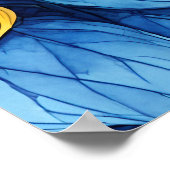 Poster met zonnebloempitten (Hoek)