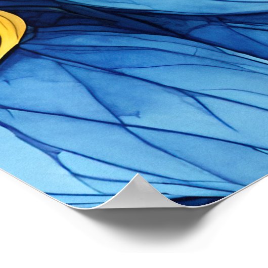 Poster met zonnebloempitten (Hoek)