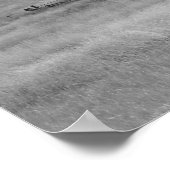 Poster met zwarte en witte schuur (Hoek)