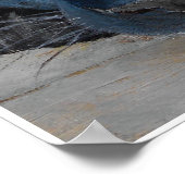 Poster met zwarte kat (Hoek)