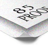 poster met zwarte lane top whiskey (Hoek)