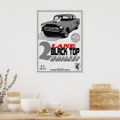 poster met zwarte lane top whiskey (Keuken)