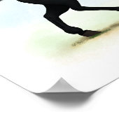 Poster met zwarte schoonheid (Star & Sock) voor dr (Hoek)