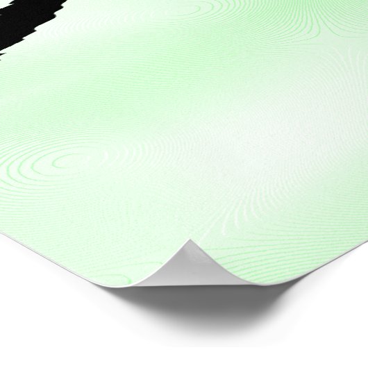 Poster met zwarte spin (Hoek)