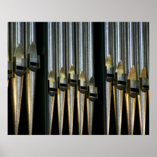 Poster Metalen buizen