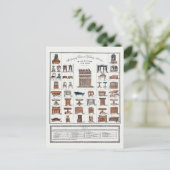 Poster  meubilair briefkaart (Staand voorkant)