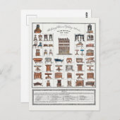 Poster  meubilair briefkaart (Voorkant / Achterkant)