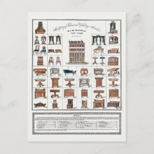Poster  meubilair briefkaart