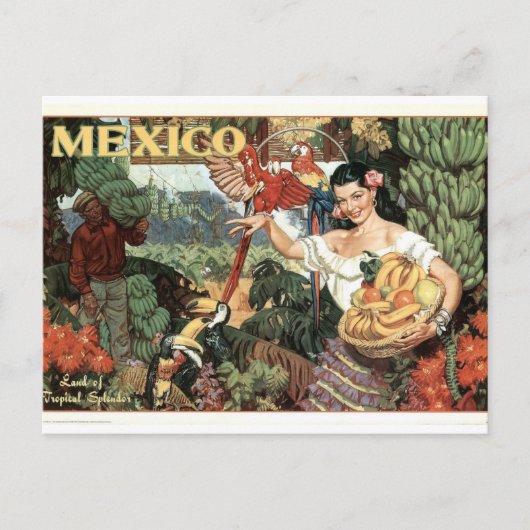  Poster Mexico Briefkaart (Voorkant)