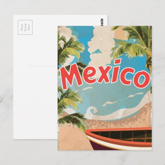  Poster Mexico Briefkaart (Voorkant / Achterkant)