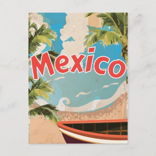 Poster Mexico Briefkaart (Voorkant)