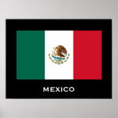Poster Mexico-vlag (Voorkant)