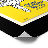 Poster Michelin Bibendum , Briefkaarten Vers 2 (Hoek)