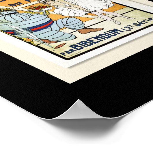 Poster Michelin Bibendum Vintage Postcards (Hoek)