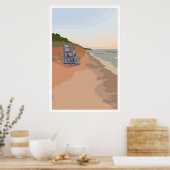 Poster Michigan Shoreline-meer, 24 x 36-inch Poste (Keuken)