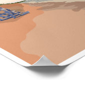 Poster Michigan Shoreline-meer, 8 x 10 inch (Hoek)