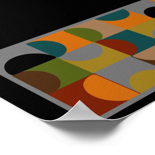 Poster middeleeuwse moderne (Hoek)