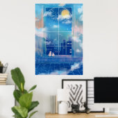 Poster Midden-herfst Moon Festival (Thuiskantoor)