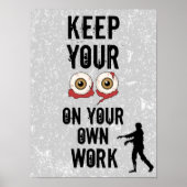 Poster Midden-schoolleraren Cheating (Voorkant)